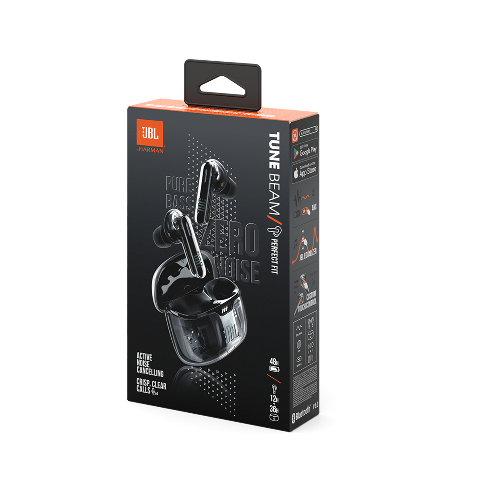 JBL Tune Beam Ghost Edition | ノイズキャンセリング完全